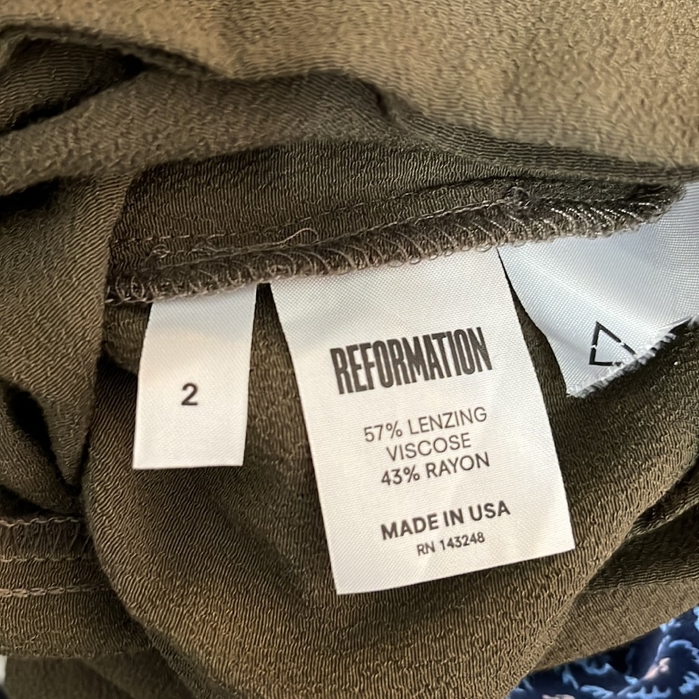 Reformation Mayhem Green Jumpsuit - Picture 13 of 13